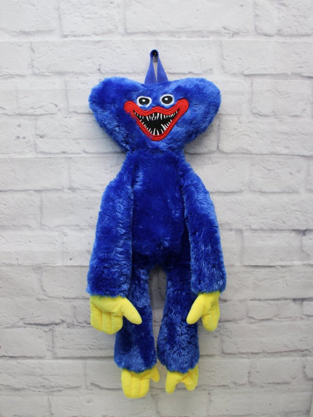 Poppy Playtime Huggy Wuggy Blue Plush Backpack